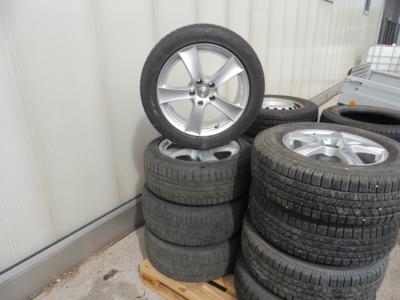 4 Winterkompletträder 225/50R17 auf Alufelgen, - Macchine e apparecchi tecnici