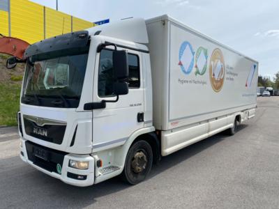 LKW "MAN TGL 12.250 Automatik (Euro 6)" mit Kofferaufbau und Ladebordwand "Bär", - Motorová vozidla a technika