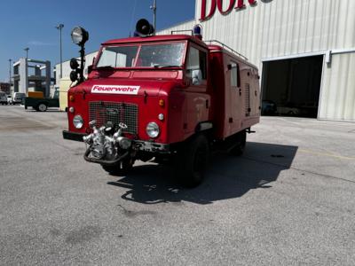 LKW Land-Rover 109 long Forward mit Rosenbauer Feuerwehrrüstwagen Aufbau, - Cars and vehicles