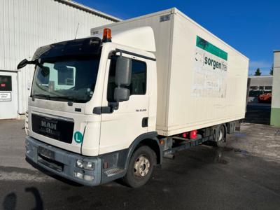 LKW "MAN TGL 12.220 4 x 2 BL (Euro 5)" mit Kofferaufbau und Ladebordwand "Palfinger", - Macchine e apparecchi tecnici