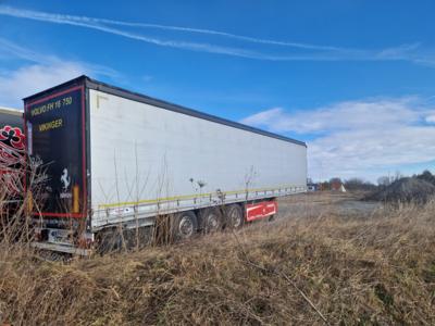 Schiebeplanenauflieger mit Coilmulde "Schmitz S01", - Macchine e apparecchi tecnici