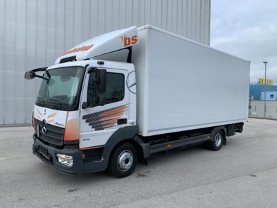 LKW "Mercedes Benz Atego 816L" mit Kofferaufbau und Ladebordwand (Euro 6), - Cars and vehicles