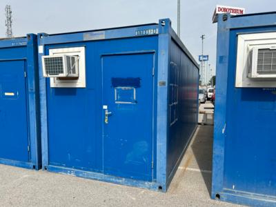 Mannschaftscontainer 20 Fuß mit Klimaanlage, - Fahrzeuge und Technik