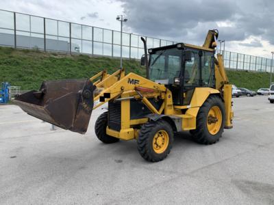 Radlader "Massey Ferguson MF50HXT" mit klappbarer Frontladeschaufel und Tieflöffel (Allradantrieb), - Macchine e apparecchi tecnici