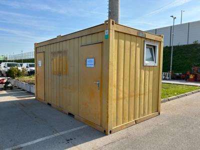 Sanitärcontainer 20 Fuß mit 2 Räumen, - Macchine e apparecchi tecnici