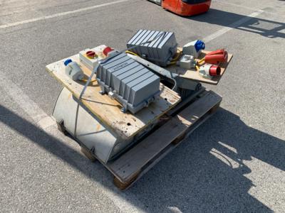 2 Kranscheinwerfer und 2 Trafo, - Cars and vehicles