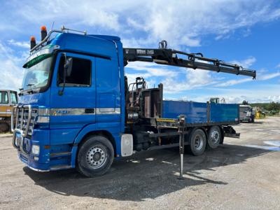 LKW "Mercedes Benz Actros 2541 L 6 x 2 Automatik (Euro3)" mit Ladekran "Hiab 166-3 Hi Duo", - Macchine e apparecchi tecnici