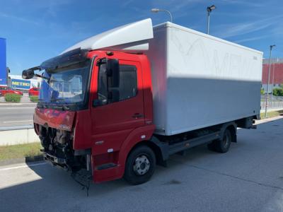 LKW "Mercedes Benz Atego 818 mit Kofferaufbau Euro 6", - Motorová vozidla a technika