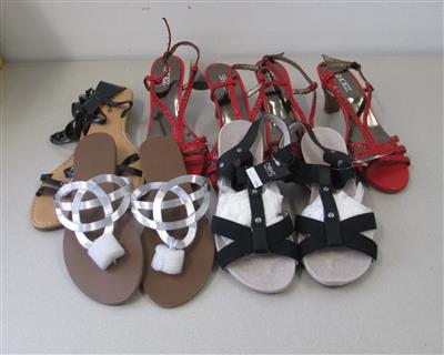 5 Paar Damensandalen, - Postal Service - Special auction