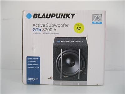 Aktiver Subwoofer "Blaupunkt GTb 8200 A", - Special auction