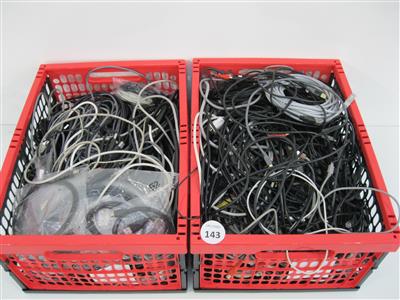 Konvolut diverse Kabel, - Special auction