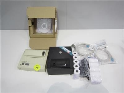 2 Thermo-Drucker "SII DPU-414-40B-W" und "Office Box", - Special auction