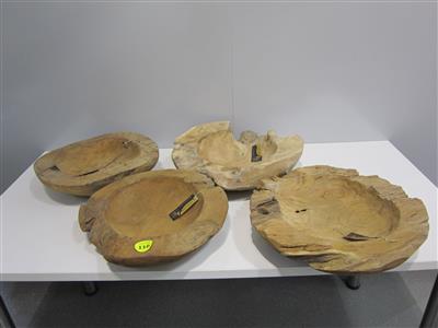 Dekorschalen Holz, - Special auction