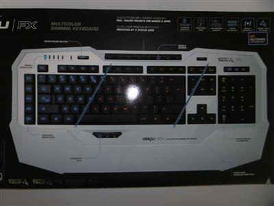 Multicolor Gaming Keyboard "Roccart Isku FX", - Special auction
