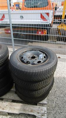 4 Stück Winter-Kompletträder "Goodyear UG 9 175/70R14", - Fahrzeuge und Technik