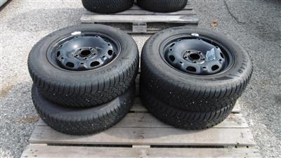 4 Stück Winter-Kompletträder "Goodyear UG 9 175/70R14", - Fahrzeuge und Technik