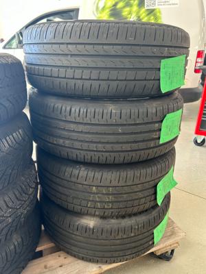 4 Sommerkompletträder "Pirelli 215/55R17 94", - Baumaschinen und Technik