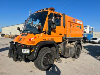 Selbstfahrende Arbeitsmaschine "Daimler Unimog U400 Allrad", - Motorová vozidla a technika