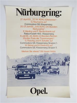 3 Plakate "OPEL" - Automobilia