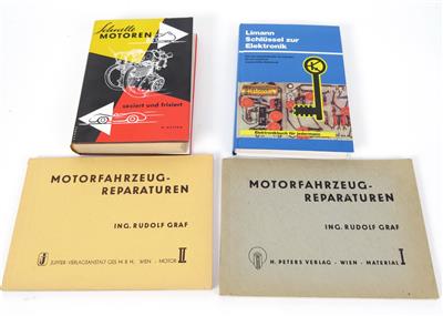 4 Bücher "Reparaturen" - Automobilia