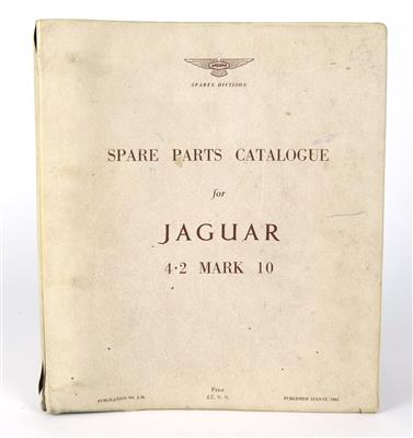 Jaguar "Ersatzteilkatalog" - Automobilia