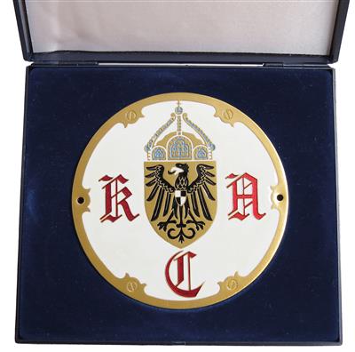 Plakette "Kaiserlicher Automobilclub" - Automobilia