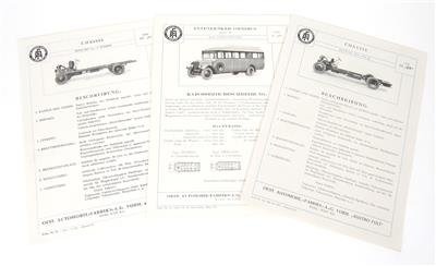 Austro Fiat "Chassis  &  O-Bus" - Automobilia