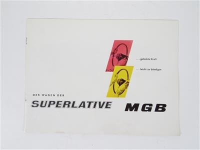 MG B "Der Wagen der Superlative" - Automobilia
