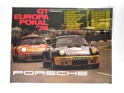 Porsche "Rennplakat - Werbeplakat" - Automobilia