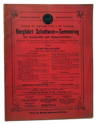 Bergfahrt "Schottwien-Semmering" - Automobilia