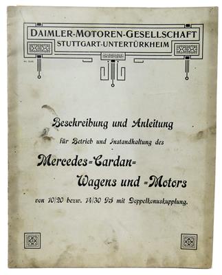 Daimler-Motorengesellschaft Stuttgart-Untertürkheim - Automobilia