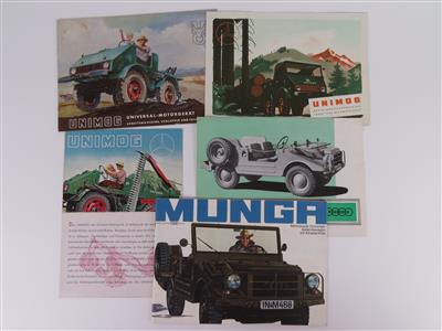 Konvolut Prospekte "Geländefahrzeuge" - Klassische Fahrzeuge und Automobilia