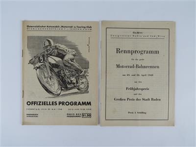 Rennprogramme "Baden" - Vintage Motor Vehicles and Automobilia