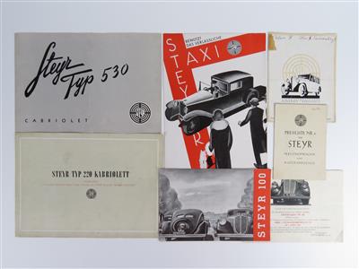 Steyr "Personenkraftwagen" - Vintage Motor Vehicles and Automobilia