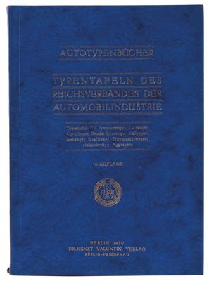 Autotypenbuch 1930 - Autoveicoli d'epoca e automobilia