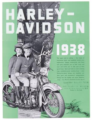 Harley Davidson 1938 - Vintage Motor Vehicles and Automobilia