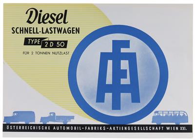 ÖAF "Diesel Schnell-Lastwagen" - Vintage Motor Vehicles and Automobilia