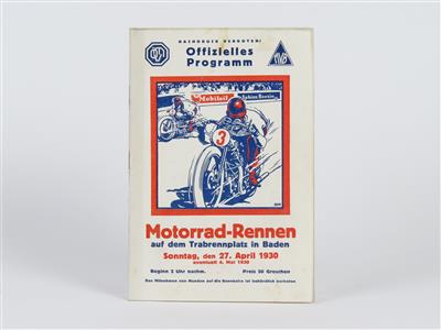 Rennprogramm "Baden 1930" - Autoveicoli d'epoca e automobilia