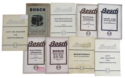 Bosch "Original-Broschüren" - Klassische Fahrzeuge und Automobilia