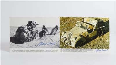 Max Reisch "2 Postkarten" - CLASSIC CARS and Automobilia