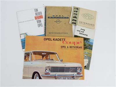 Opel "Betriebsanleitung  &  Prospekte" - CLASSIC CARS and Automobilia