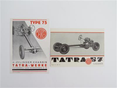 Tatra "Faltprospekte" - Autoveicoli d'epoca e automobilia