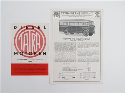 Tatra Prospekte - CLASSIC CARS and Automobilia