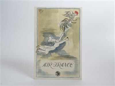 Air France "Menükarte" - CLASSIC CARS and Automobilia