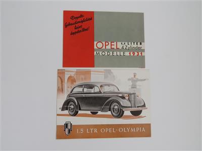 Opel "Prospekte" - Autoveicoli d'epoca e automobilia