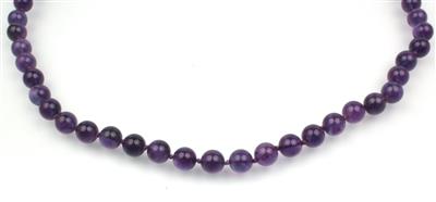 Halskette "Amethyst - Schnäppchenauktion<br />Schmuck und Uhren