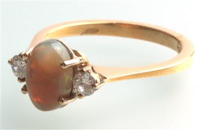 Opal-Brillant Ring - Klenoty