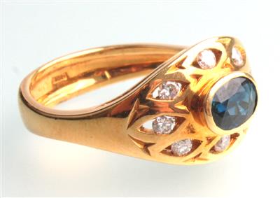 Saphir-Brillant Ring - Jewellery