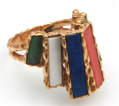 Design Ring - Osterauktion (Teil 2) - Juwelen,<br />Schmuck, Armband und<br />Taschenuhren