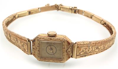 Goldene Damenuhrarmband - Osterauktion (Teil 2) - Juwelen,<br />Schmuck, Armband und<br />Taschenuhren